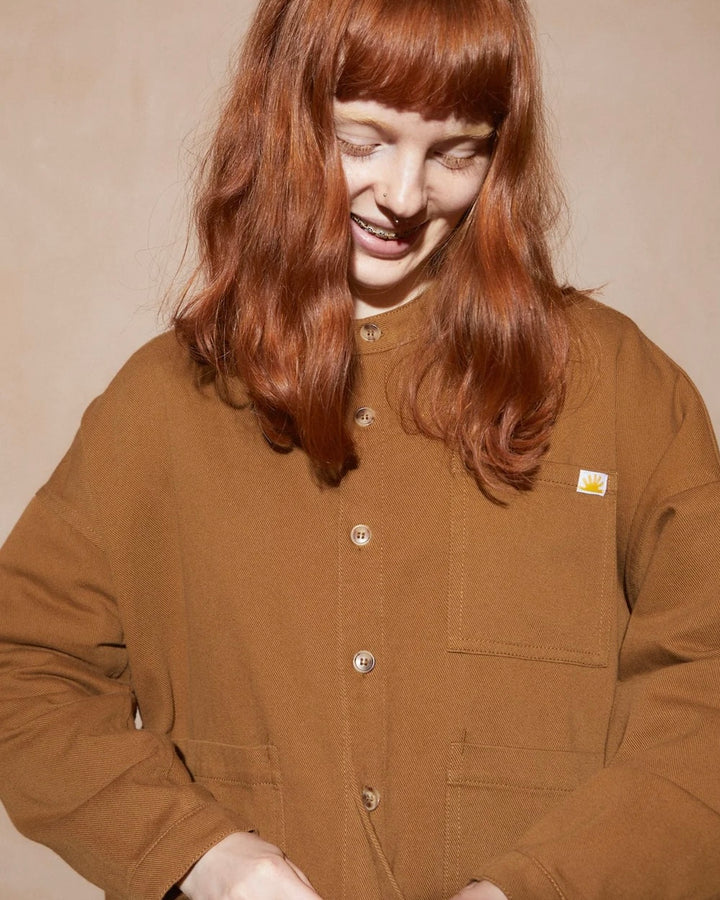 LF Markey | Oversized Chore Coat | Tobacco
