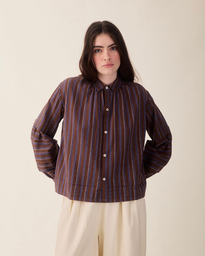 Sideline | Lotta Shirt | Chocolate Stripe