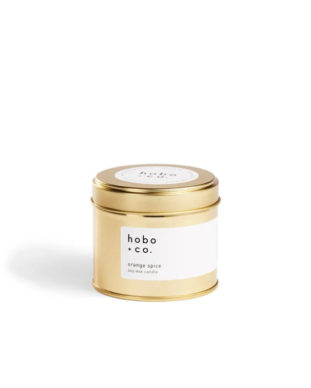 Hobo & Co | Large Candle Tin | Orange and Spice