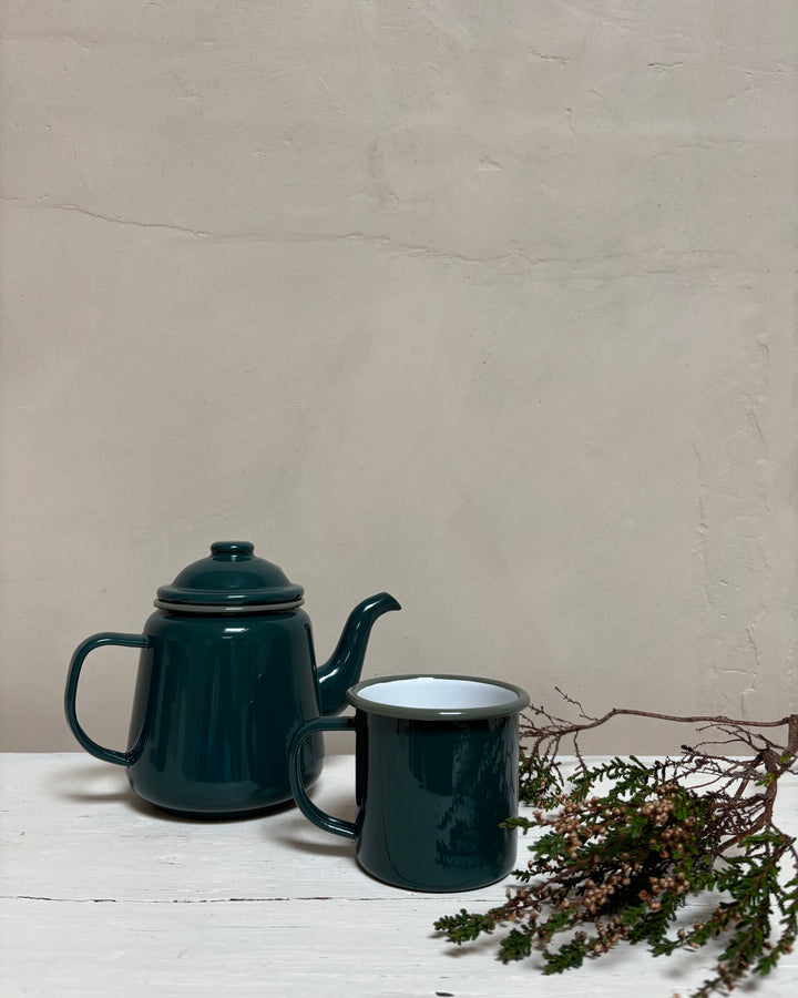 Falcon | Enamel Teapot | Samphire Green