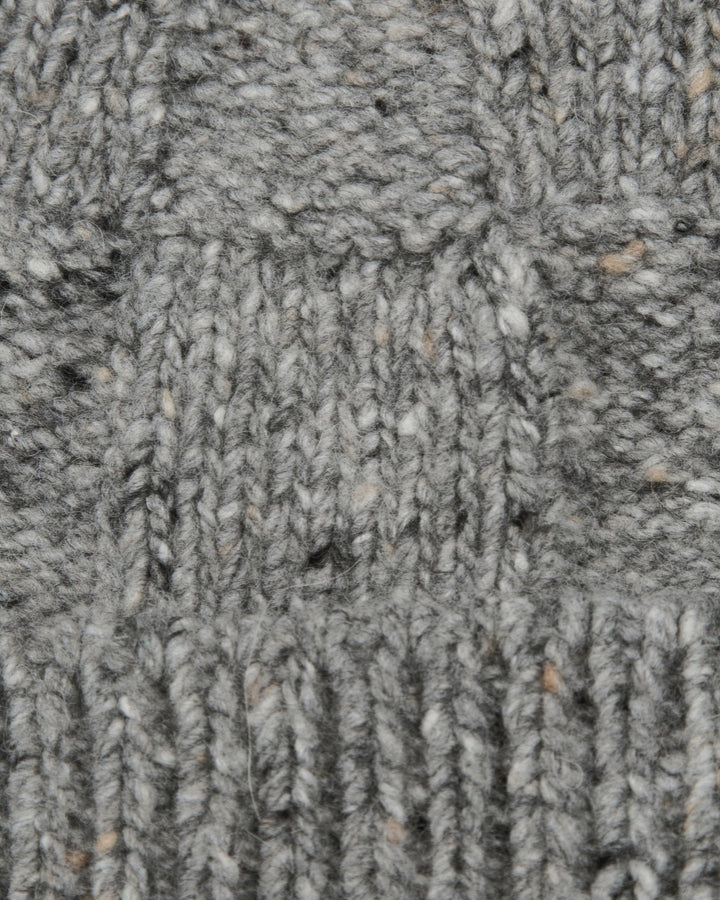 YMC | Donegal Waffle Beanie | Grey or Navy