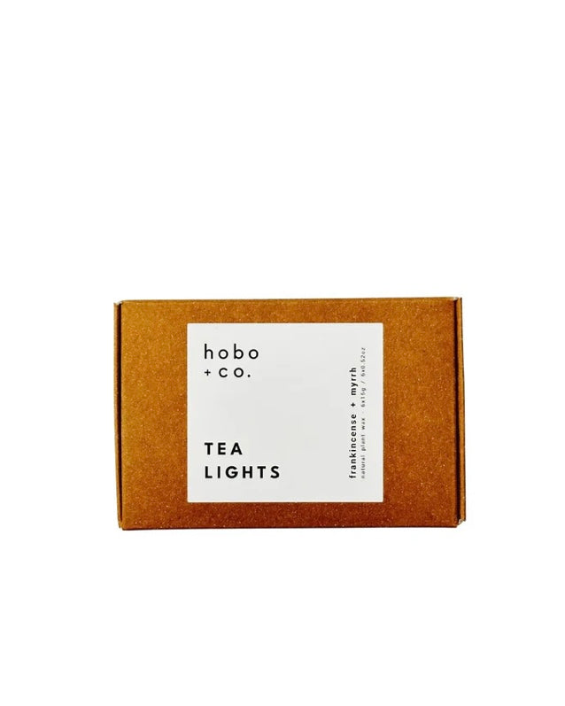 Hobo & Co | Frankincense & Myrrh Tealights | Gift box of 6