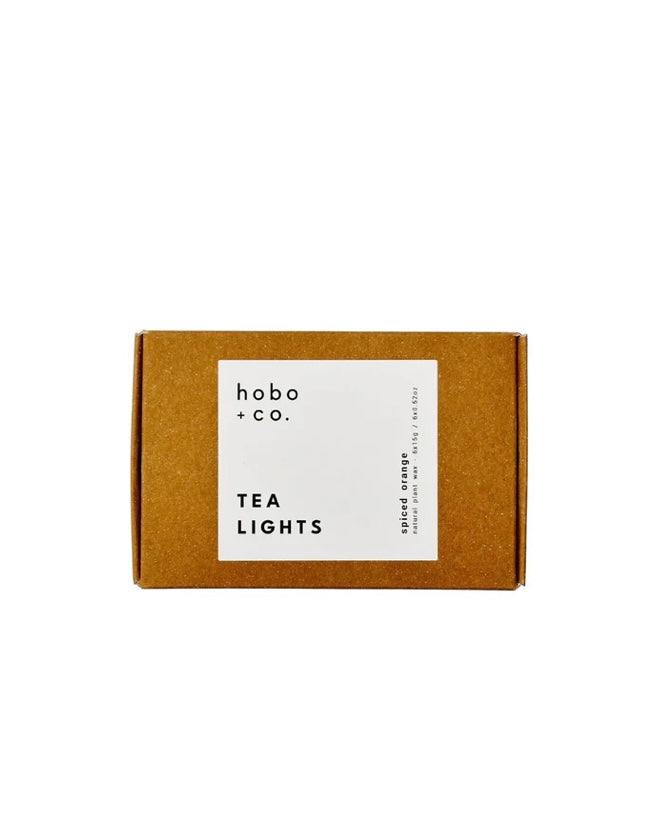 Hobo & Co | Christmas Orange Spice Tealights | Gift box of 6