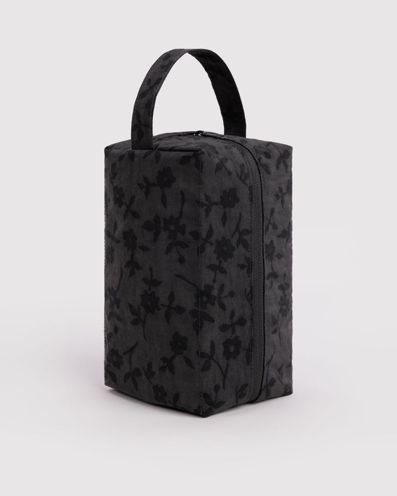 Baggu | Dopp Kit | Charcoal Ditsy Floral