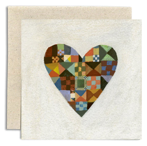 Gemma Koomen | Greeting Card | Patchwork Heart Card