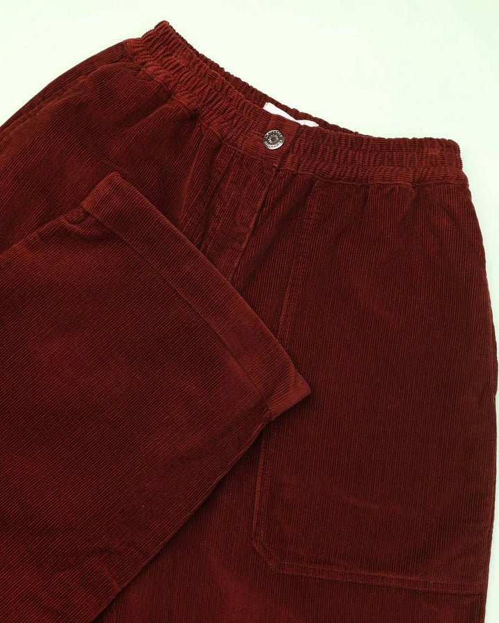 LF Markey | Beckett Crop Trousers | Oxblood