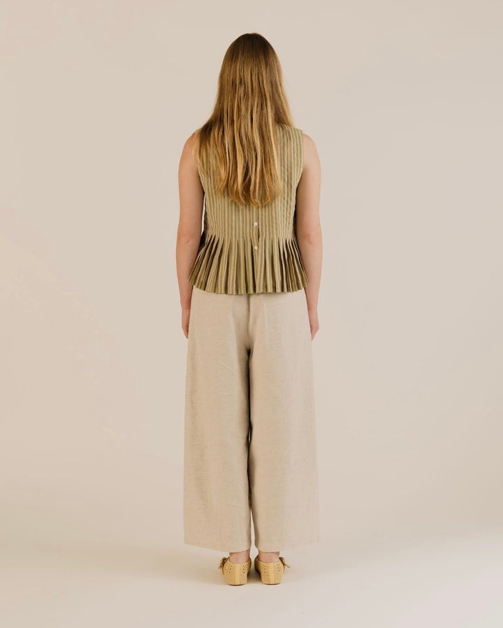 Sideline | Minnie Top | Ochre Stripe