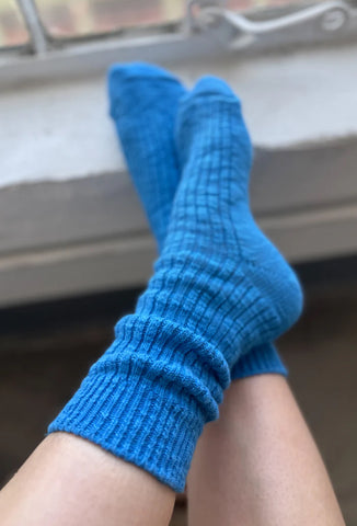 Le Bon Shoppe | Cottage socks | Laguna Blue