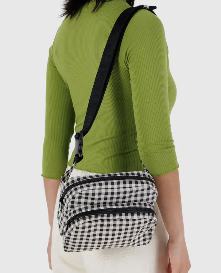 Baggu | Cross body bag | Black and White Gingham