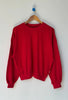 Le Bon Shoppe | Pointelle Core Sweatshirt | Red Apple