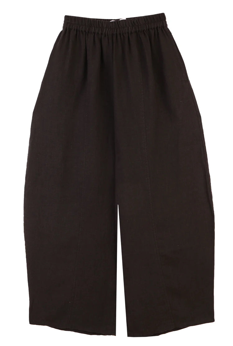 LF Markey | Basic Linen Trousers | Black