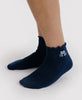Baggu | Lettuce edge sock set of two | Mahogany & Navy