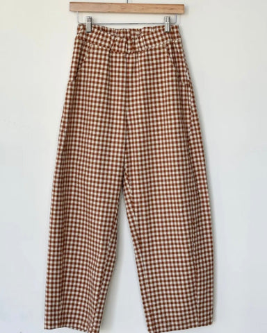 Le Bon Shoppe | Arc pants | Cinnamon Gingham