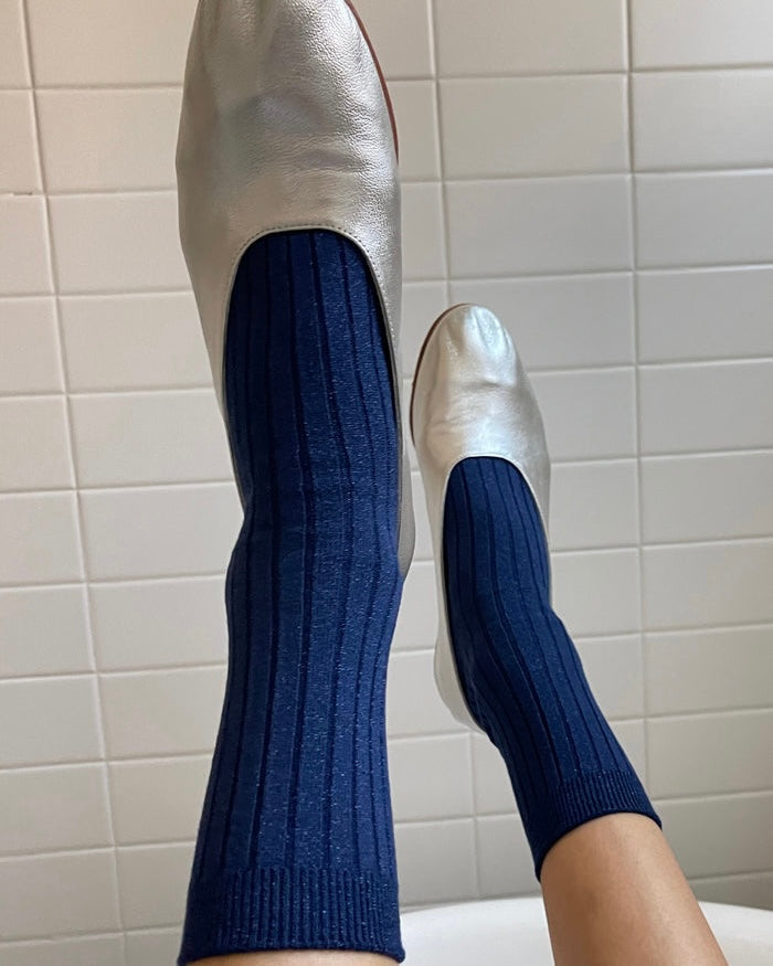 Le Bon Shoppe | Her Socks |Sapphire Glitter