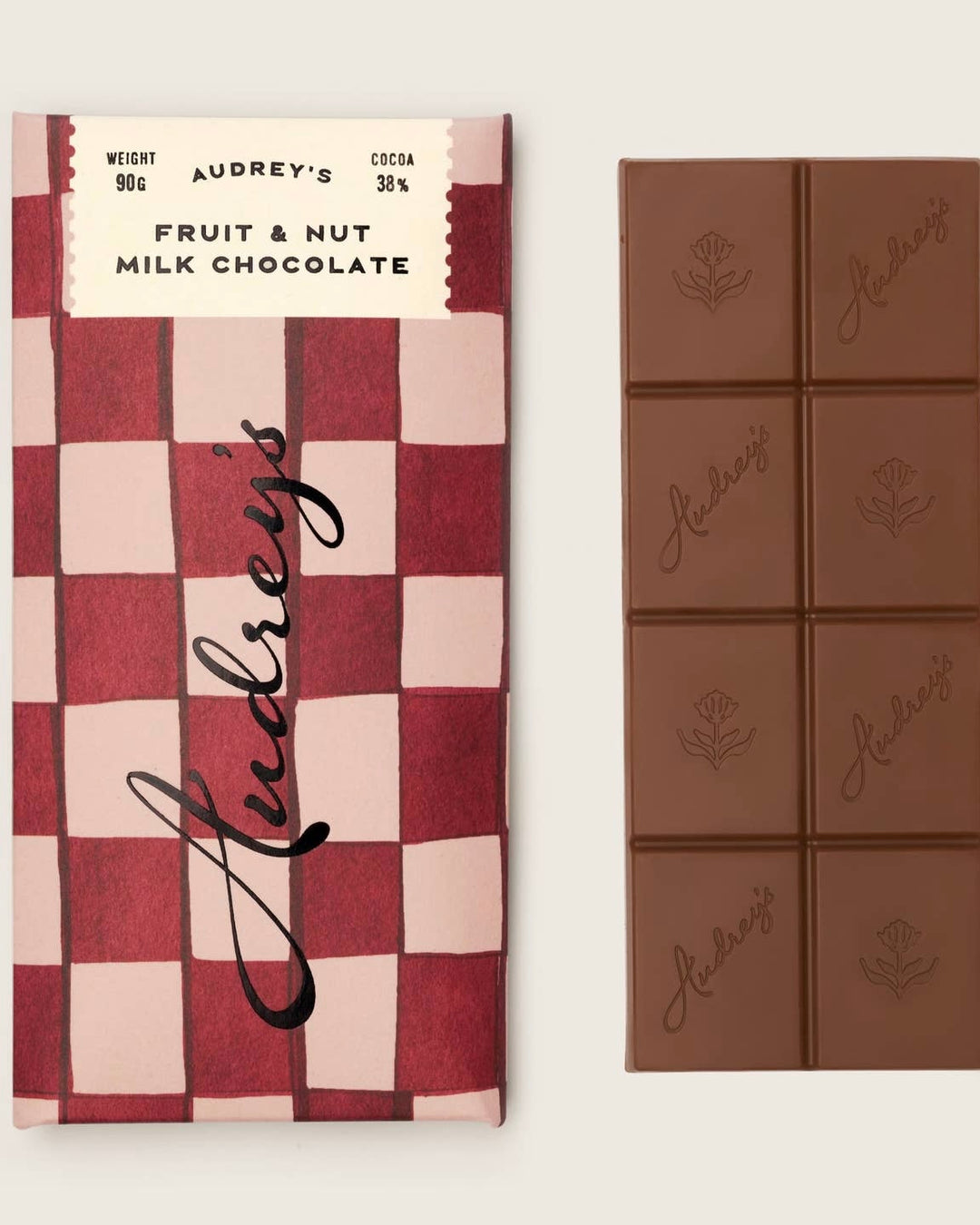 Audrey’s Chocolate | Milk 38% Fruit and Nut Bar