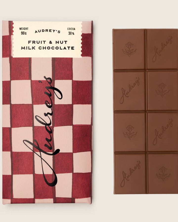 Audrey’s Chocolate | Milk 38% Fruit and Nut Bar