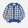 YMC | Atomic Cardigan | Blue/ecru