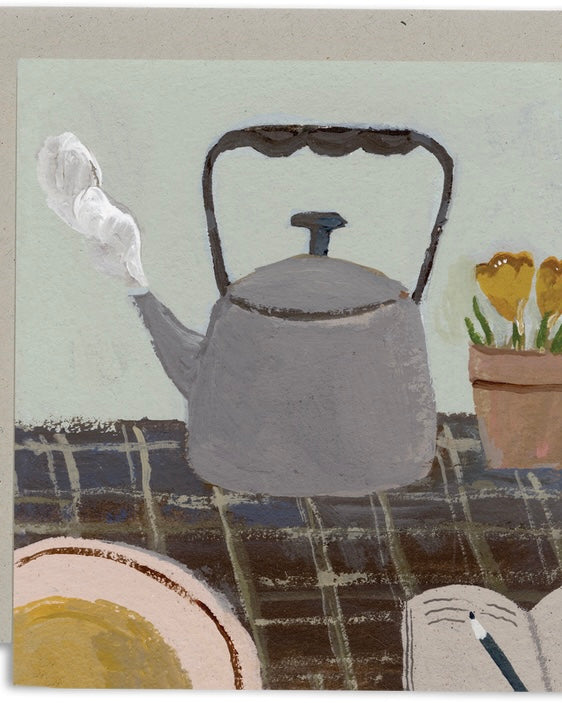 Gemma Koomen | Greeting Card | Crocuses on the Table