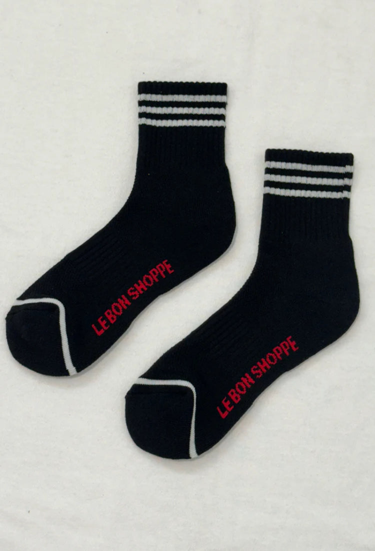 Le Bon Shoppe | Girlfriend Socks | Black