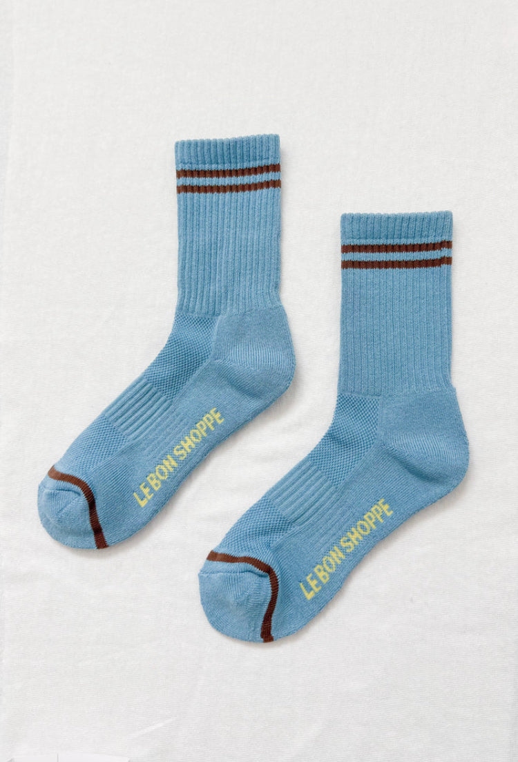 Le Bon Shoppe | Boyfriend Sock | Powder Blue
