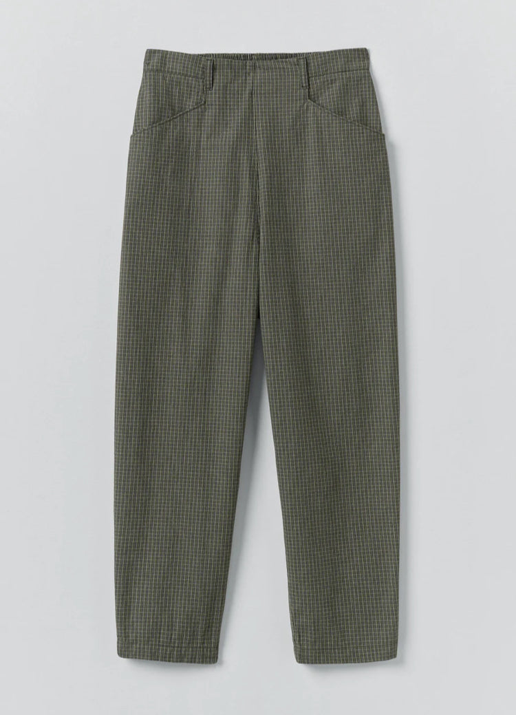 Toast | Alix Pixel Check trousers | Matcha Green