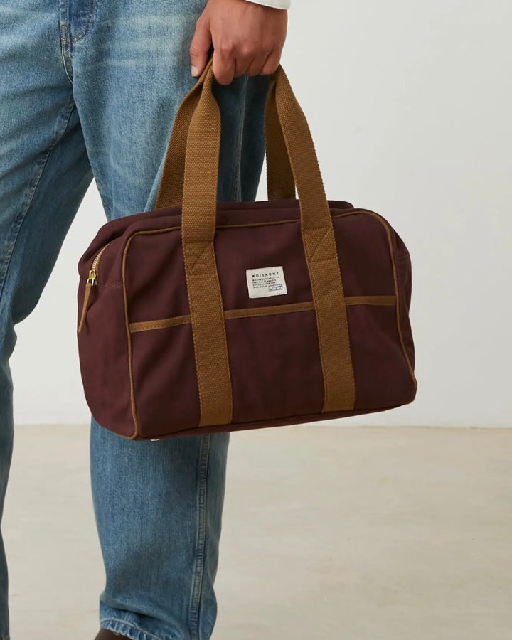 Moismont | Small Weekend Bag N°47 | Canvas Garnet