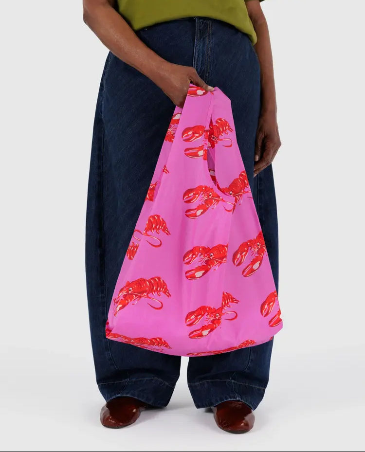 Baggu | Reusable Bag | Pink Lobster