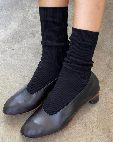 Le Bon Shoppe | Crisp Step Socks | Black
