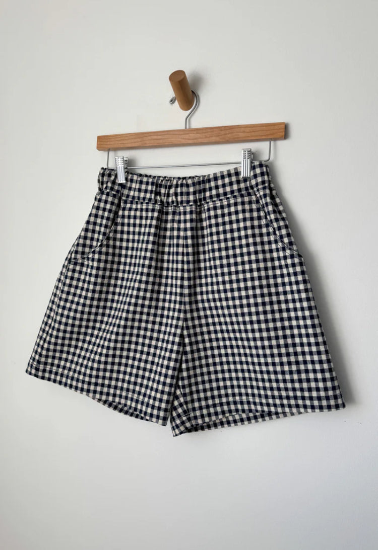 Le Bon Shoppe | City Shorts | Navy Gingham