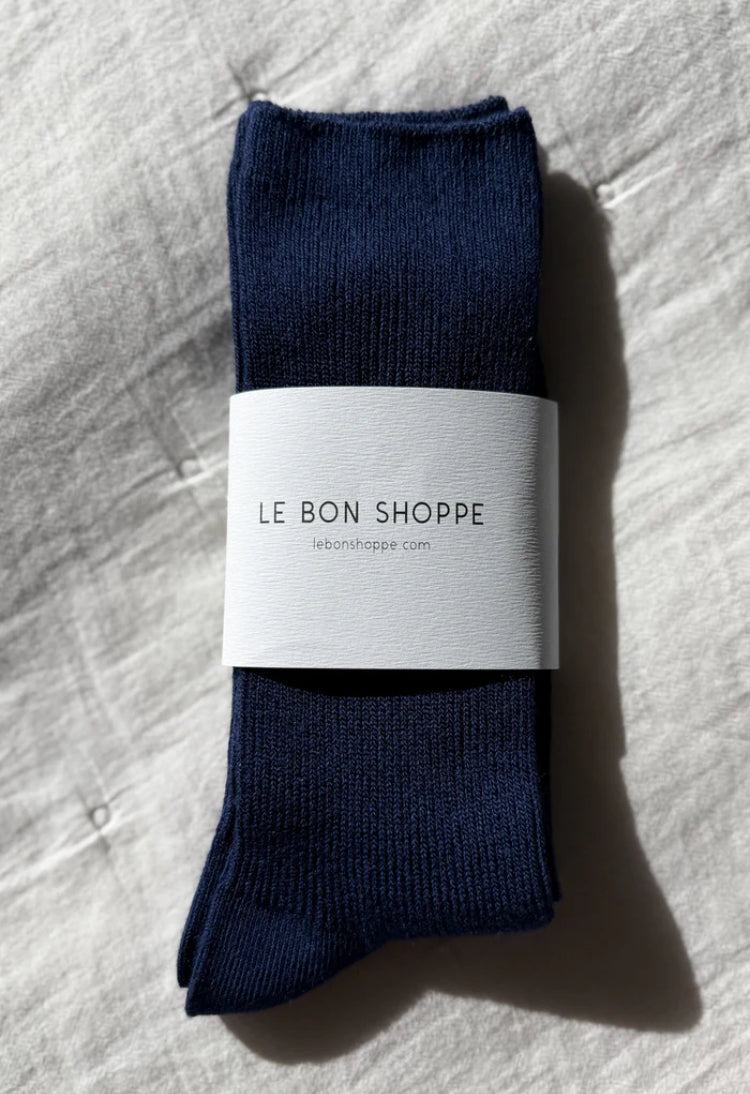 Le Bon Shoppe | Trouser Socks | Navy