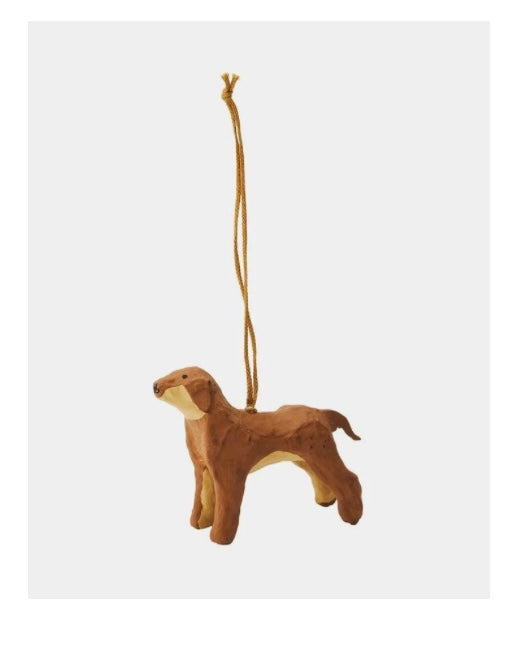 Fog Linen | Paper Mache Decoration | Dog