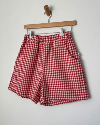 Le Bon Shoppe | City Shorts | Red Gingham