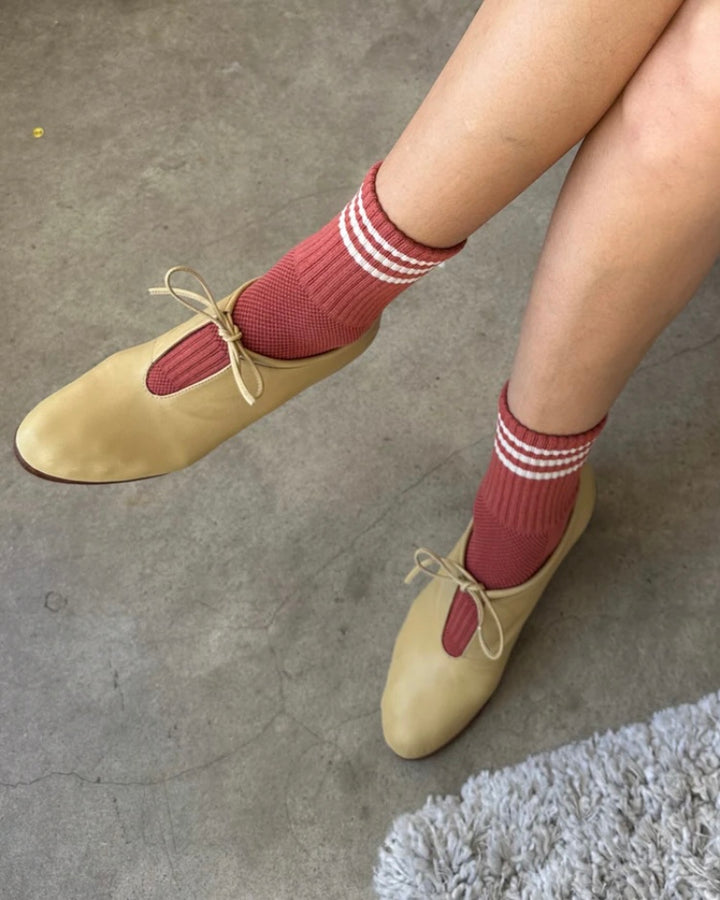 Le Bon Shoppe | Girlfriend Socks | Terracotta