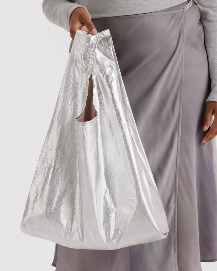 Baggu | Reusable Bag | Chrome Metallic