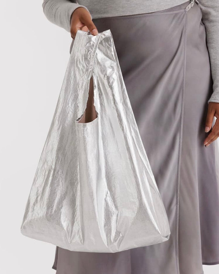 Baggu | Reusable Bag | Chrome Metallic