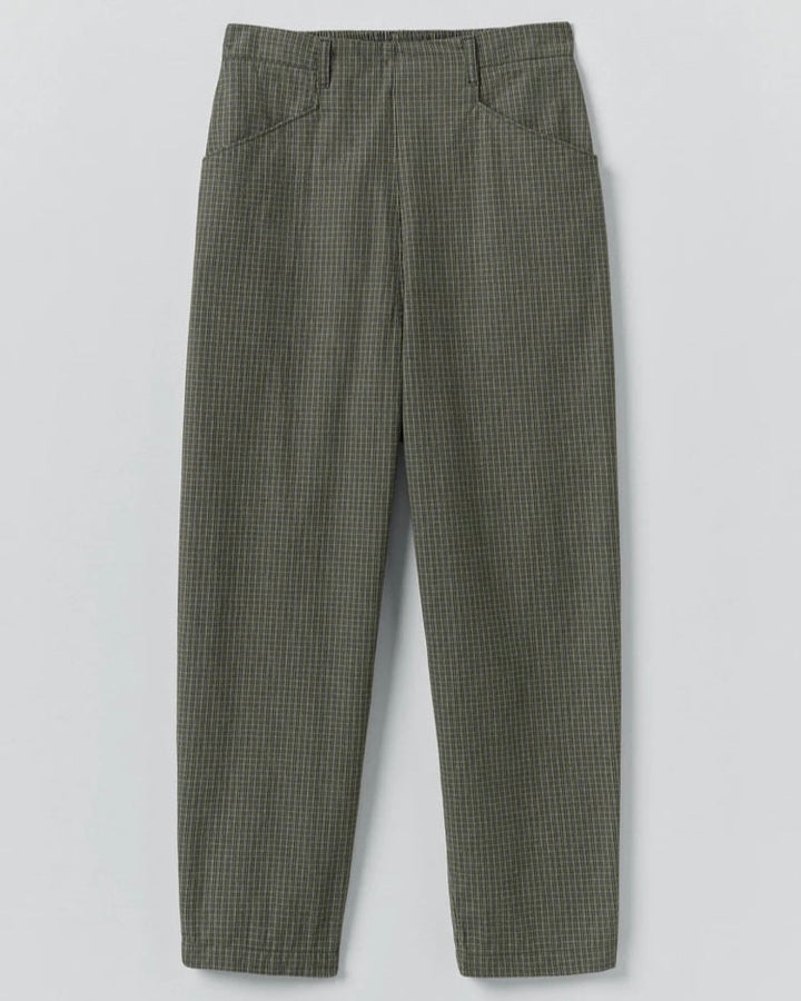 Toast | Alix Pixel Check trousers | Matcha Green