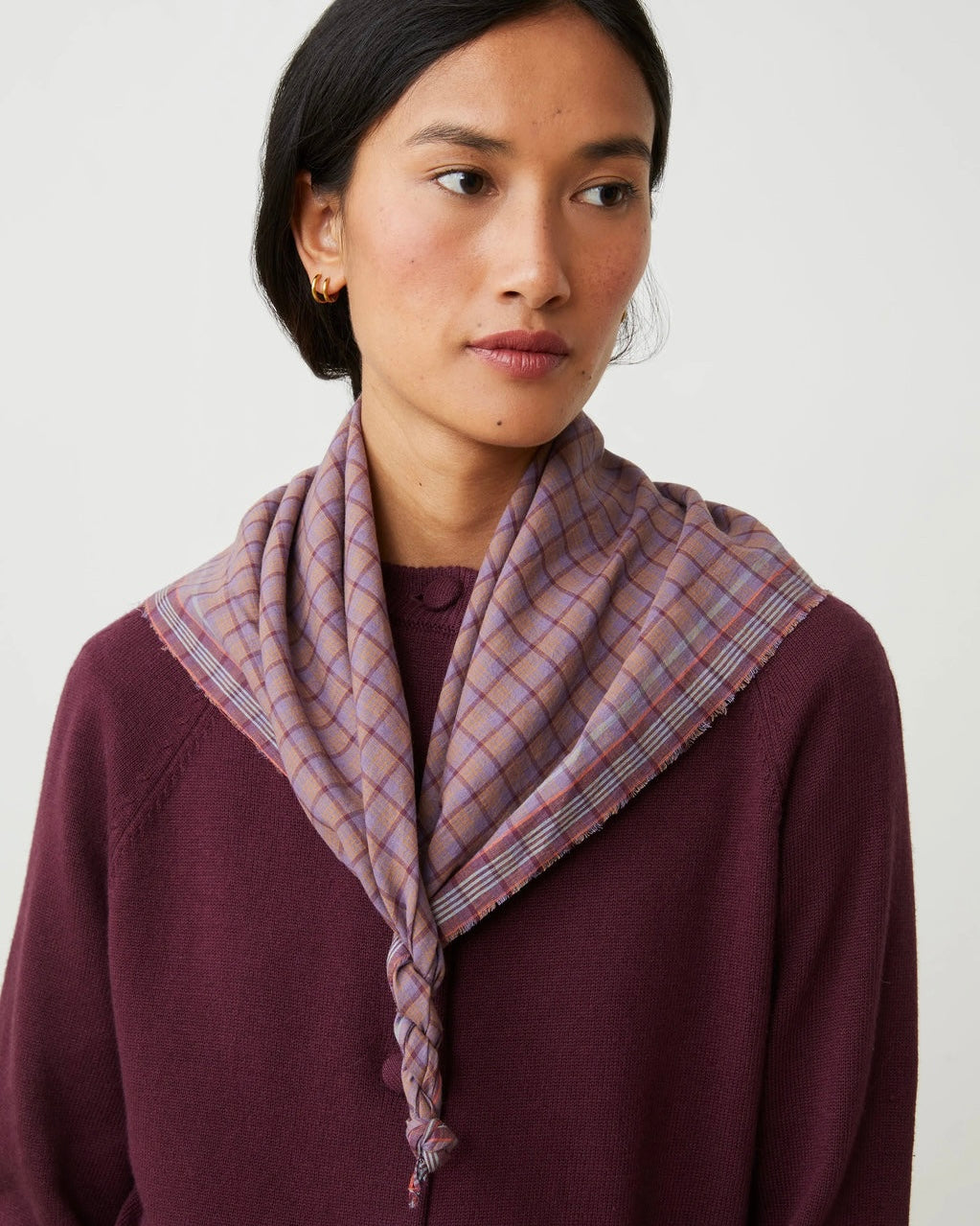 Moismont | Messager Scarf N°818 | Amethyst