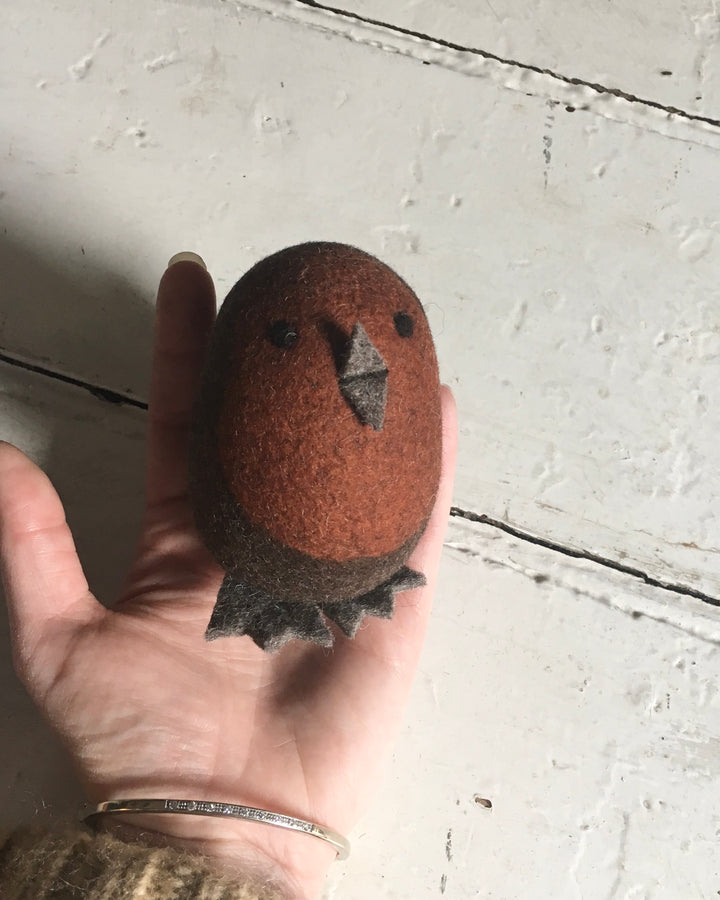 Flock | Felted Christmas Robin