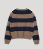 YMC | Jets stripe jumper | Navy