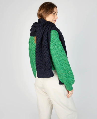 Irelands Eye | Sundew Scarf | Navy