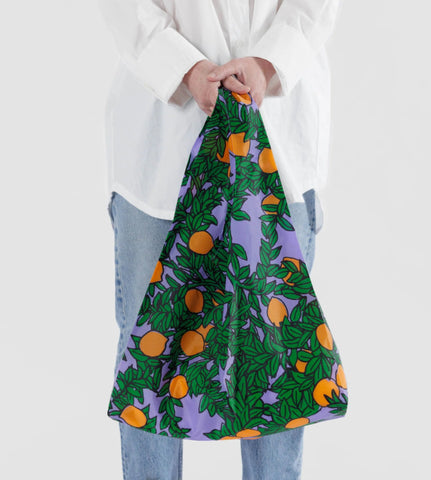 Baggu | Reusable Bag - Orange Tree Periwinkle