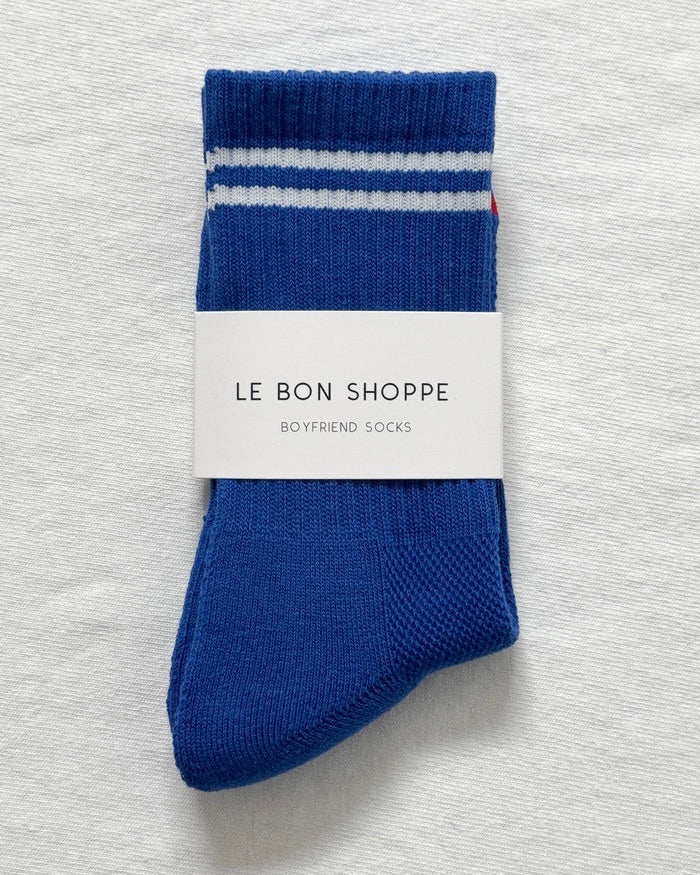 Le Bon Shoppe | Boyfriend Socks | Cobalt