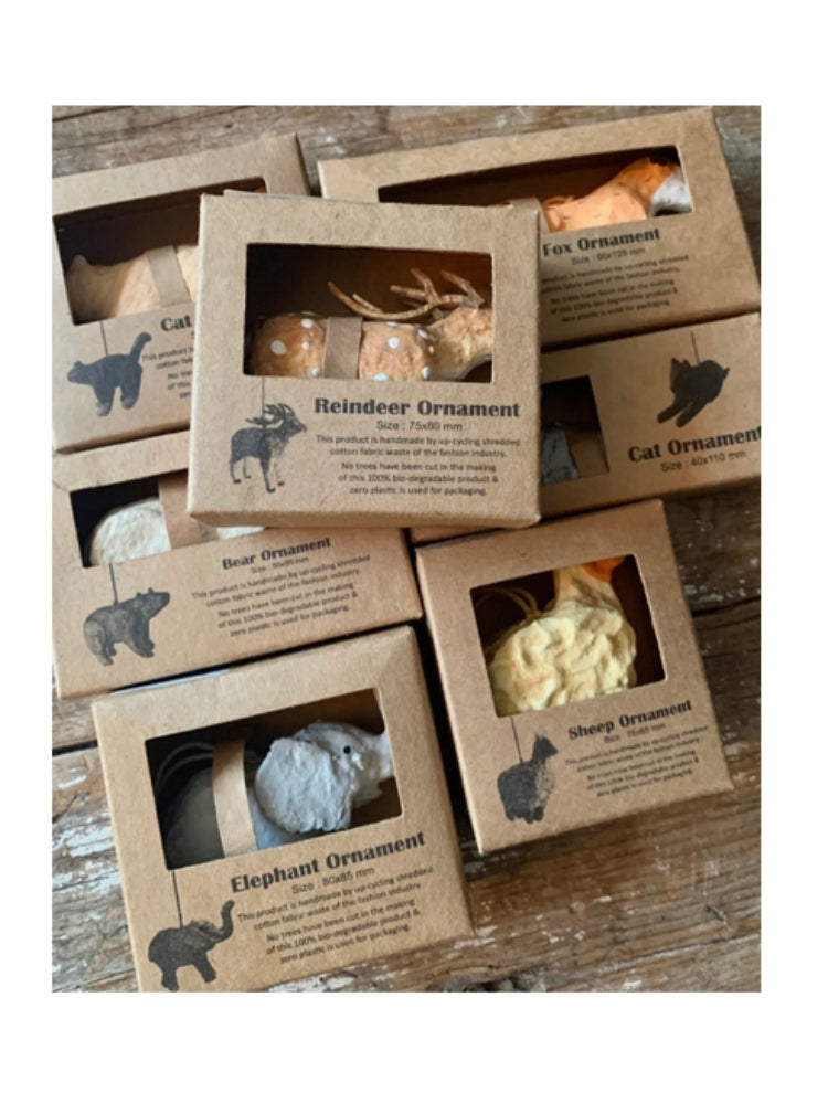 Fog Linen | Paper Mache Decoration | Elephant