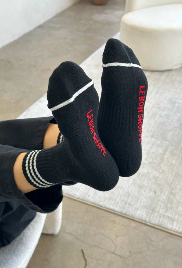 Le Bon Shoppe | Girlfriend Socks | Black