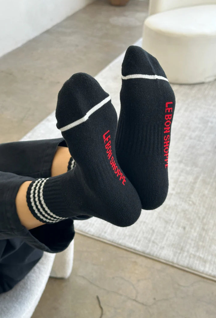 Le Bon Shoppe | Girlfriend Socks | Black