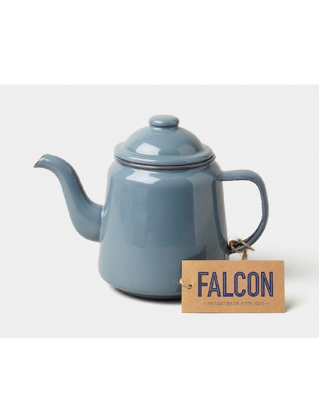 Falcon | Enamel Teapot | Pigeon Grey