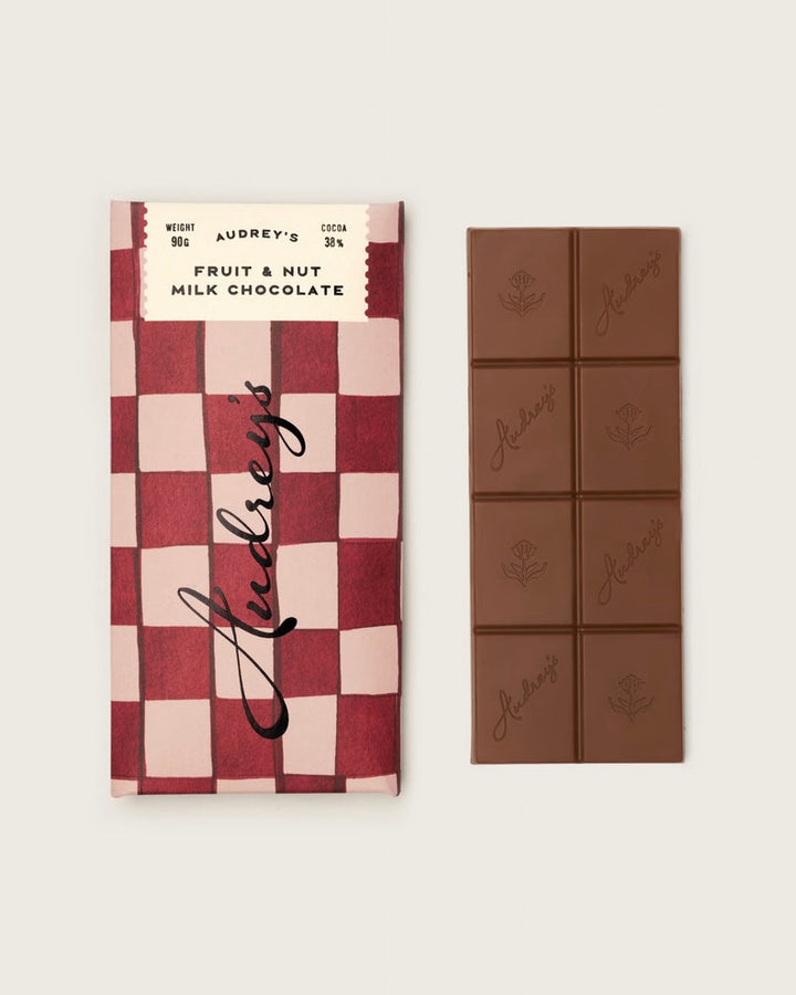 Audrey’s Chocolate | Milk 38% Fruit and Nut Bar