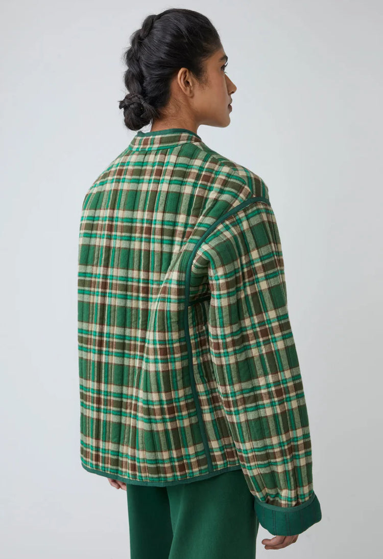 Moismont | Check Jacket N° 814 | Oxford Green Check