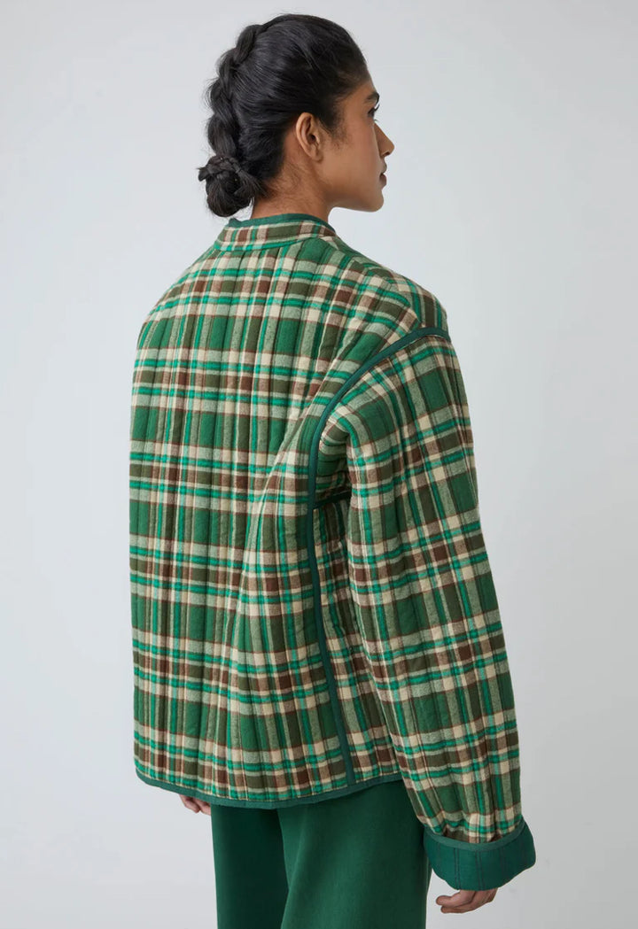 Moismont | Check Jacket N° 814 | Oxford Green Check