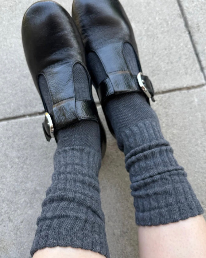 Le Bon Shoppe | Ballet socks | Charcoal